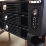 QNAP TS-1270U-RP Buttons Closeup