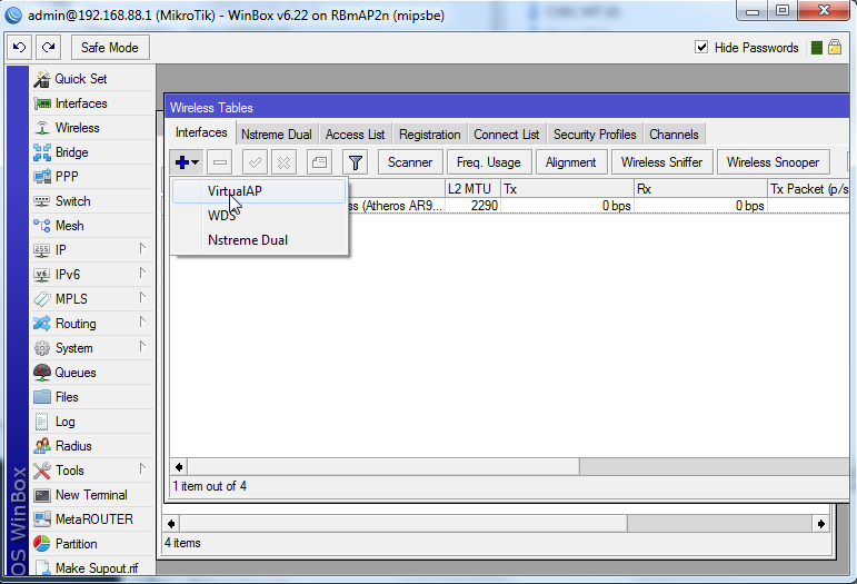 Mikrotik настройка access list wifi