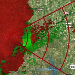 Tornado Signature Storm Track (Red)