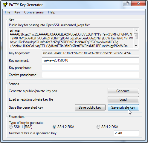 2048 generate ssh key MikroTik Tutorial: w/ SSH RouterOS PublicKeyAuth Keys RSA