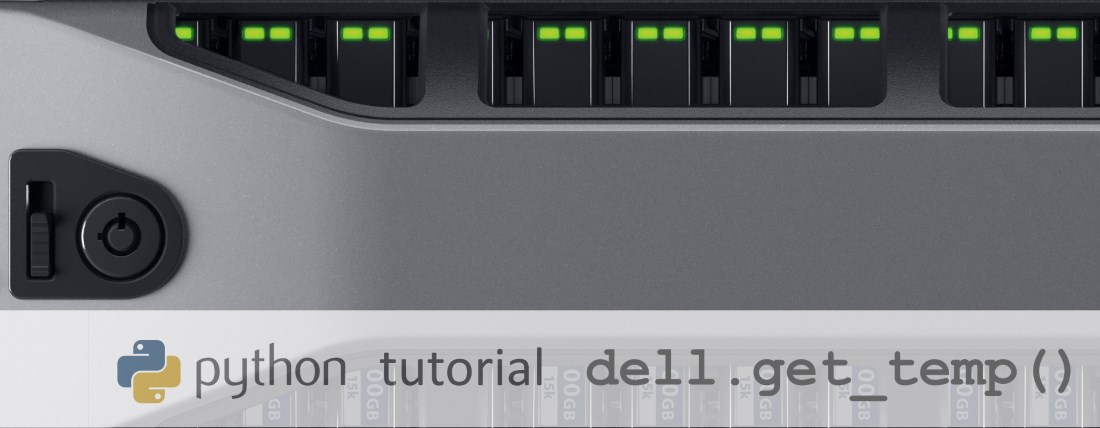 python Dell Server Get Temperature via SNMP