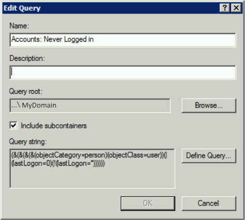 Never Logged In LDAP Query