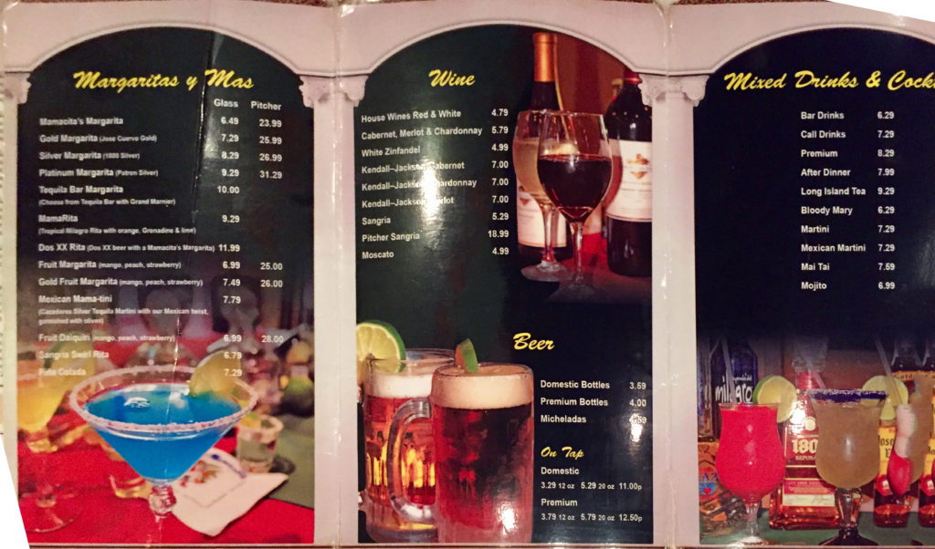 Cocktail Menu - Beers