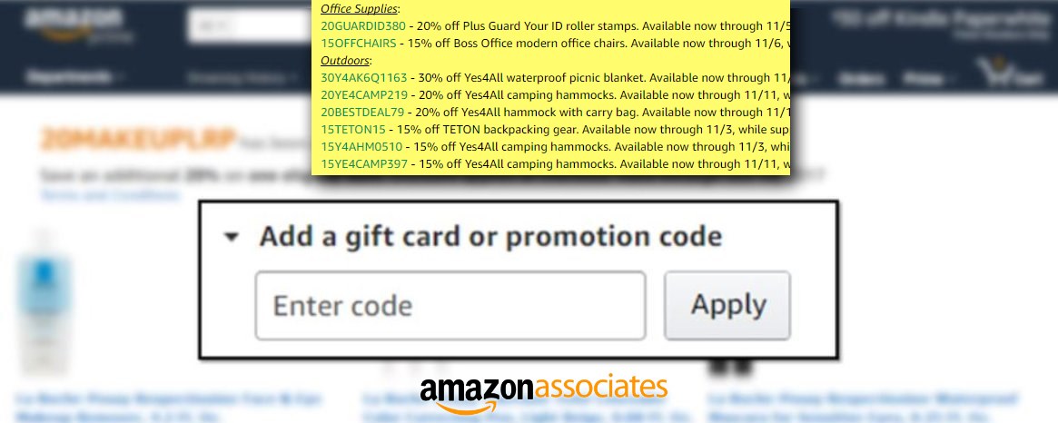 .com Associates Central - Finding Promo Codes and Deals for Your  Followers