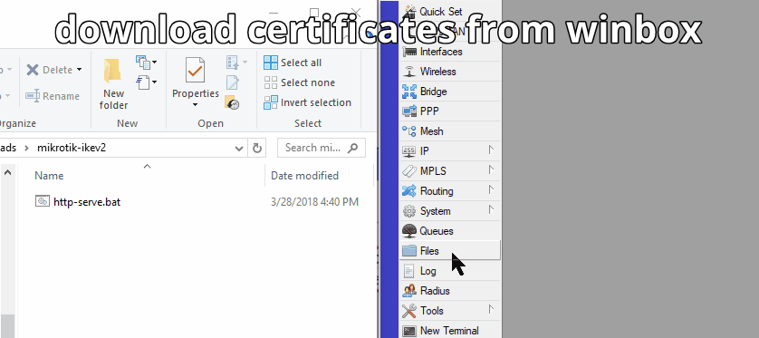 adding a certificate for a vpn mac