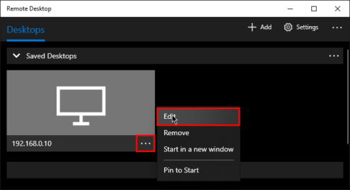 change screen resolution windows 10 remote desktop