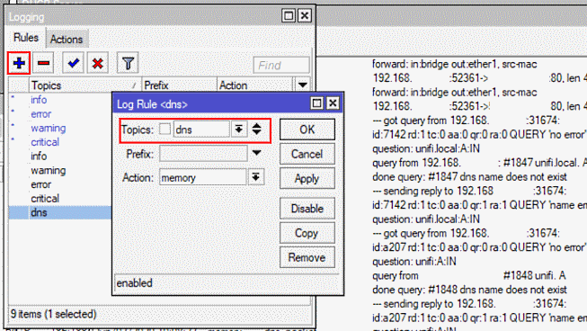 Mikrotik настройка dns doh